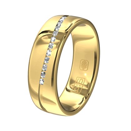 Prachtige ringen met een hoog draagcomfort. Een glanzende damesring waarin maar liefst twaalf diamanten glinsteren.